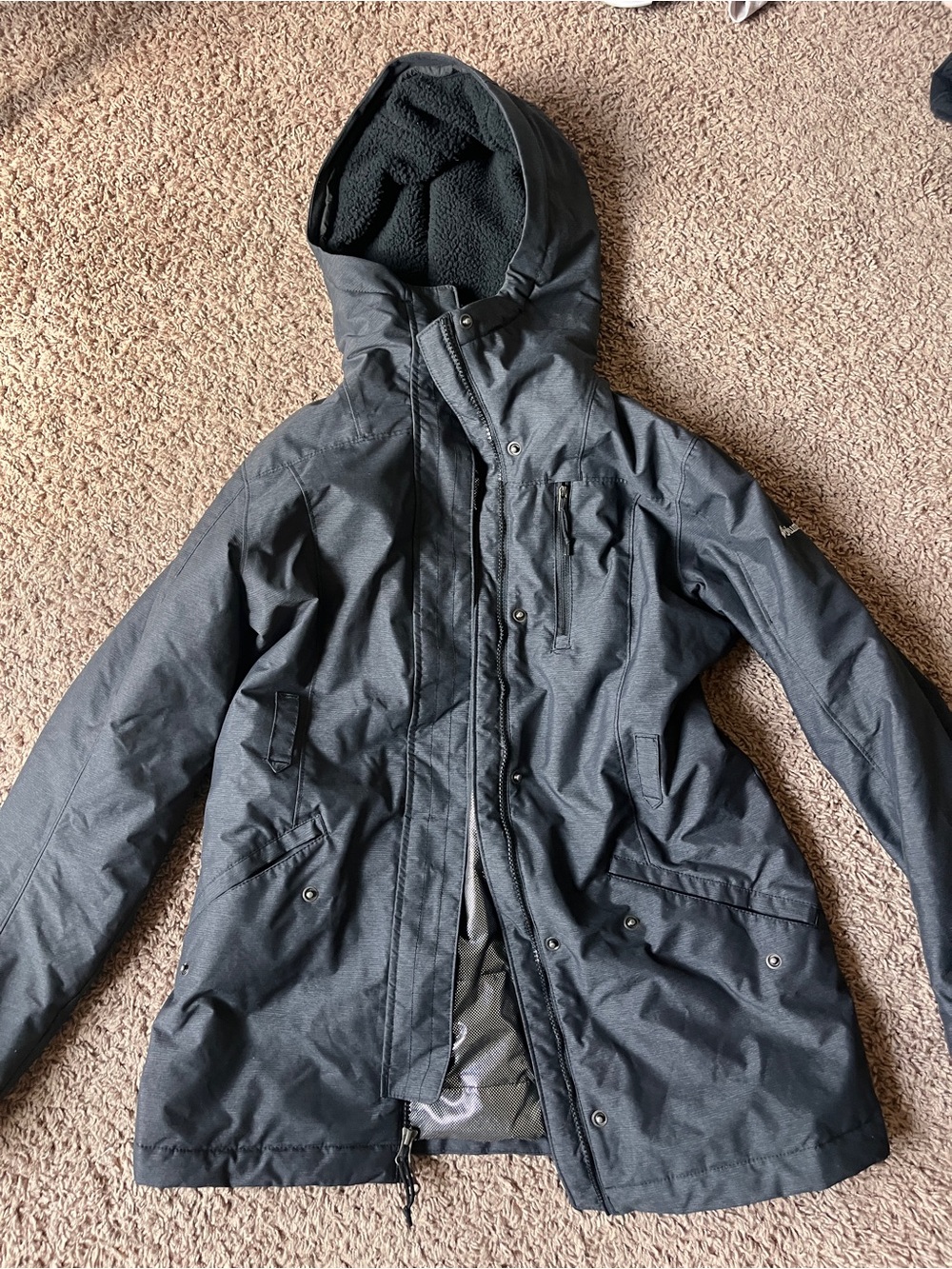 Women’s Columbia  Hooded Winter Jacket - Black